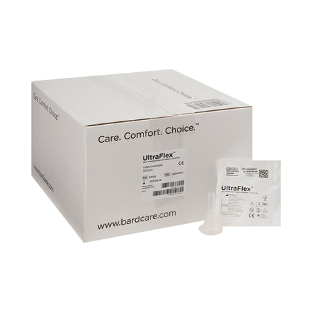 Bard UltraFlex Male External Catheter, Intermediate-Male External Catheter UltraFlex Self-Adhesive Seal Silicone Intermediate