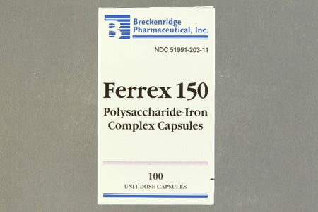 Ferrex® Polysaccharide / Iron Mineral Supplement - Pharmaceuticals>Over the Counter>Nonprescription Vitamins and Minerals...