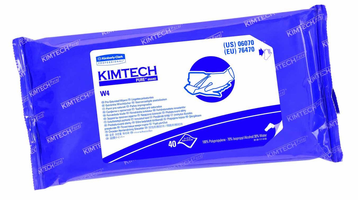 Kimtech™ W4 Pre-Saturated Wipers - Housekeeping>Cleaners and Disinfectants - Kimberly Clark