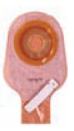Assura One-Piece Drainable Opaque Colostomy Pouch, 9 Inch Length, 3/8 to 2 Inch Stoma-"Colostomy Pouch Assura One-Piece System 9-3/4 Inch Length Flat, Trim to Fit 3/8 to 2-1/4 Inch Stoma Drainable"