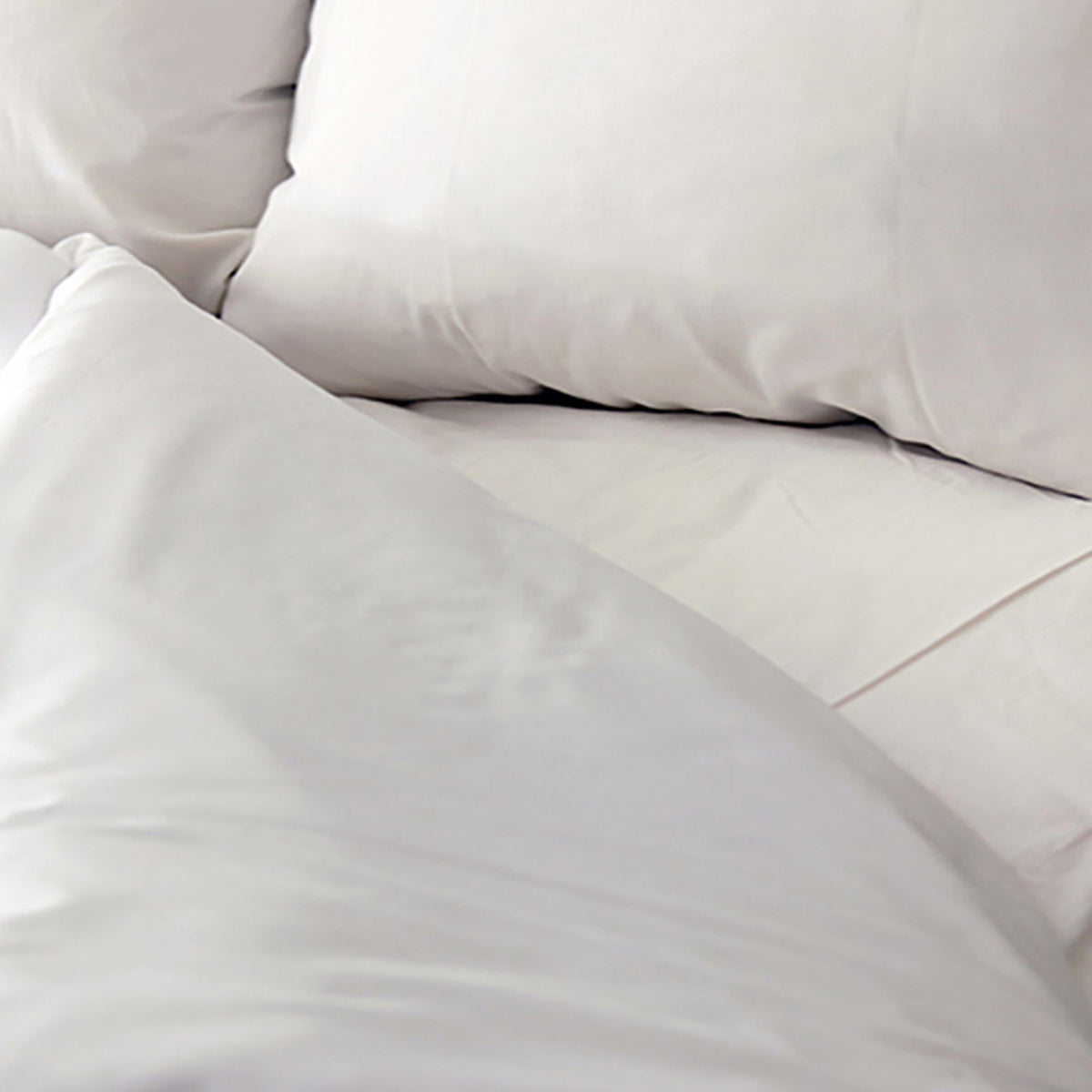 T-180 Elite Collection Flat Bed Sheet, 66 x 104 Inch-Bed Sheet Flat 66 X 104 Inch White 55% Cotton / 45% Polyester Reusable