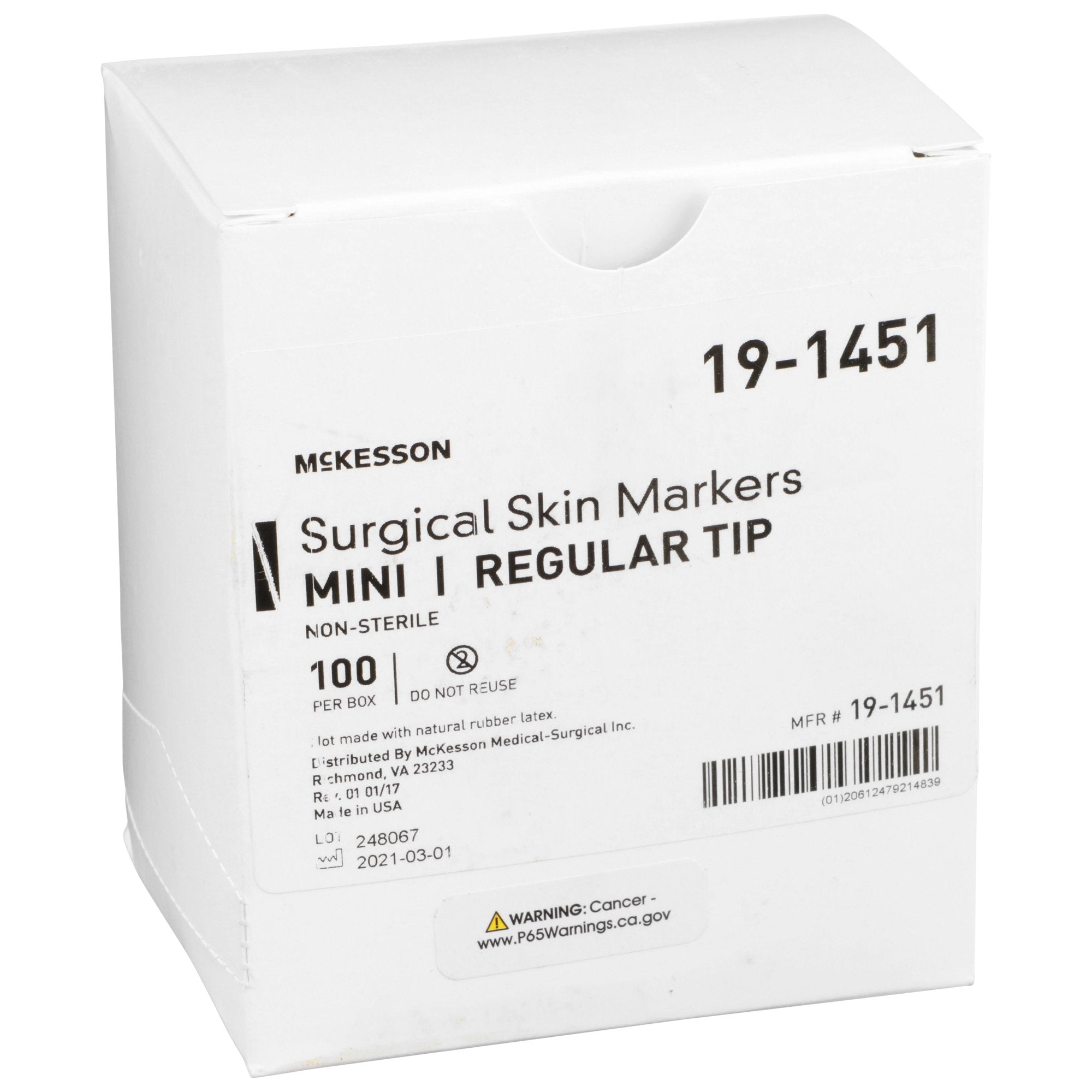 McKesson Surgical Skin Marker-Skin Marker McKesson Prep-Resistant Gentian Violet Ink NonSterile Mini Regular Tip
