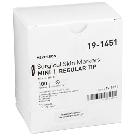 McKesson Surgical Skin Marker-Skin Marker McKesson Prep-Resistant Gentian Violet Ink NonSterile Mini Regular Tip