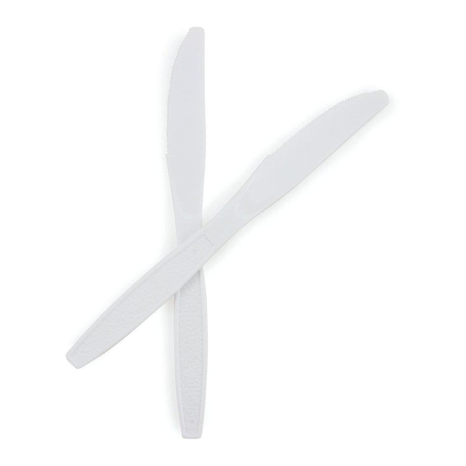 McKesson Polypropylene Knife, White-Knife McKesson Heavy Weight White Polypropylene