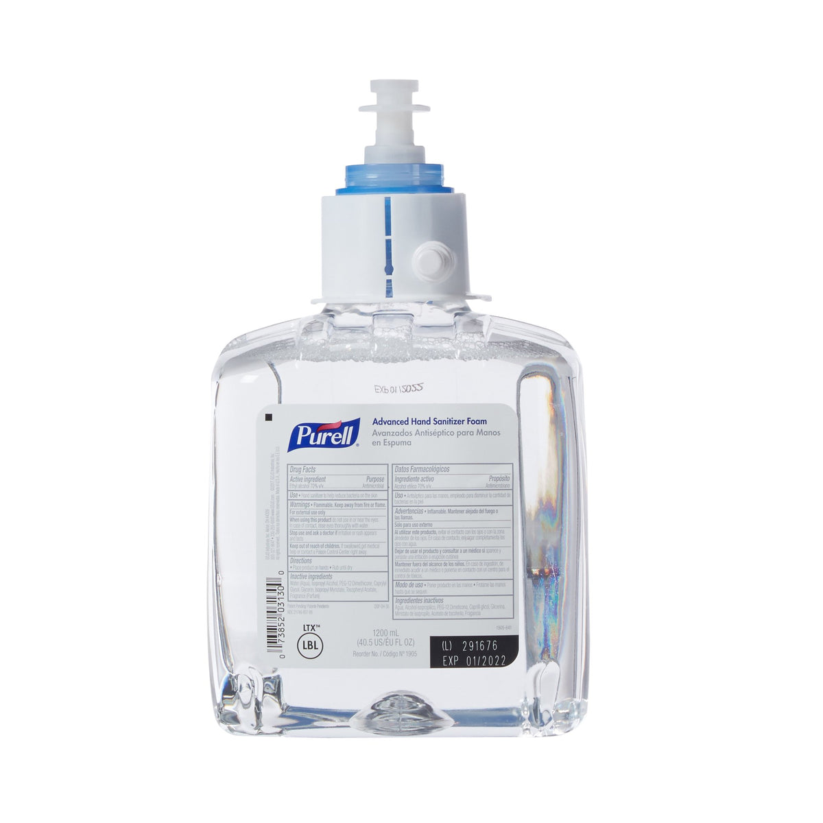 Purell® Advanced Hand Sanitizer Foam, 70% Ethyl Alcohol, 1,200 mL Refill Bottle - Personal Hygiene>Skin Care>Hand Sanitize...