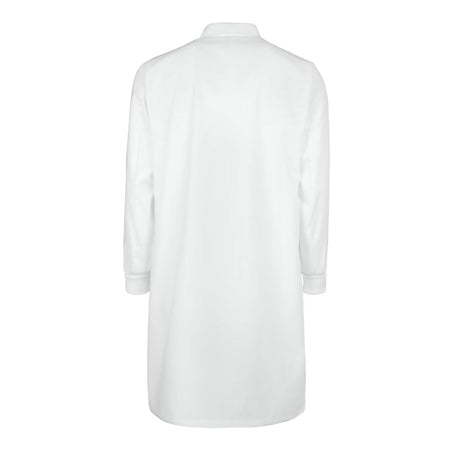 Fashion Seal Healthcare Knit Cuff Lab Coat, Medium, White-Lab Coat White Medium Knee Length 80% Polyester / 20% Cotton Reusable