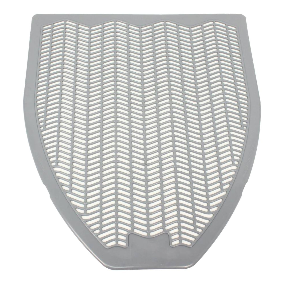 Impact Z-Mat Urinal Floor Mat-Urinal Floor Mat Impact Z-Mat 17-1/2 X 20-3/8 Inch Gray