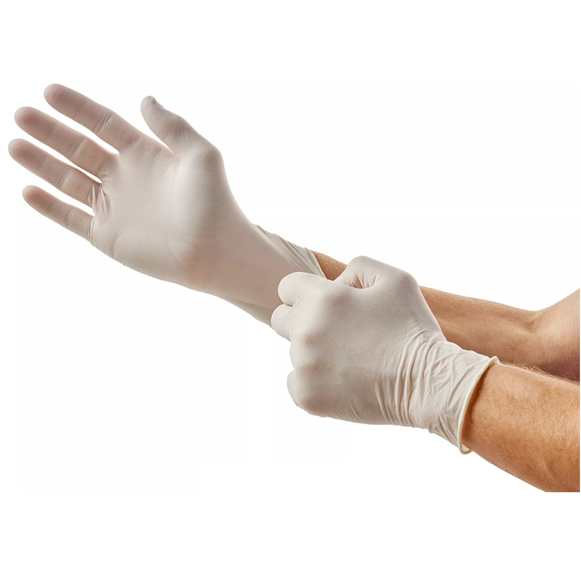 Positive Touch® Latex Exam Glove, Medium, Ivory