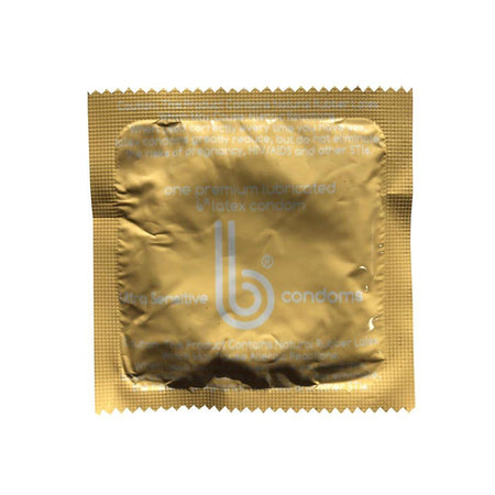 Ultra Sensitive B Lubricated Latex Condom-"Condom Lifestyles Ultra Sensitive One Size Fits Most 1,000 per Case"