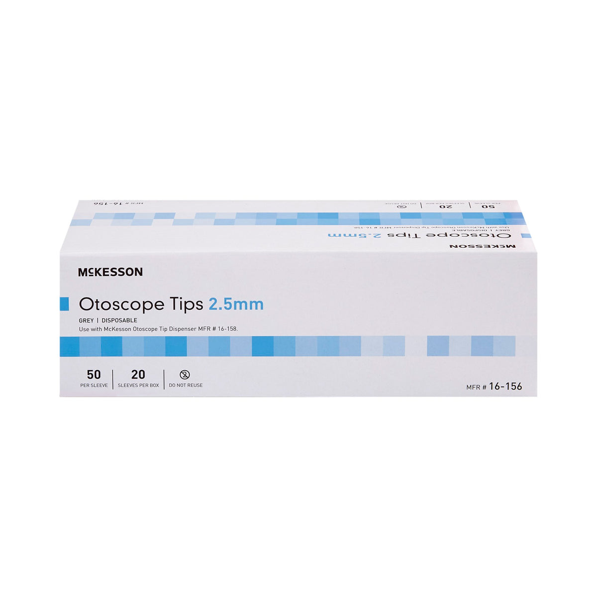 McKesson Otoscope Tip-Ear Speculum Tip Child Size Plastic 2.5 mm Disposable