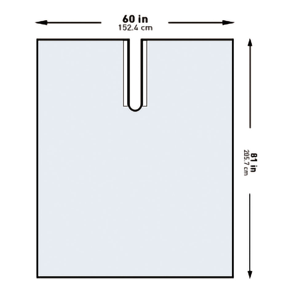 McKesson Sterile Impervious U-Drape, 60 x 81 Inch-Orthopedic Drape McKesson Impervious U-Drape 60 W X 81 L Inch Sterile
