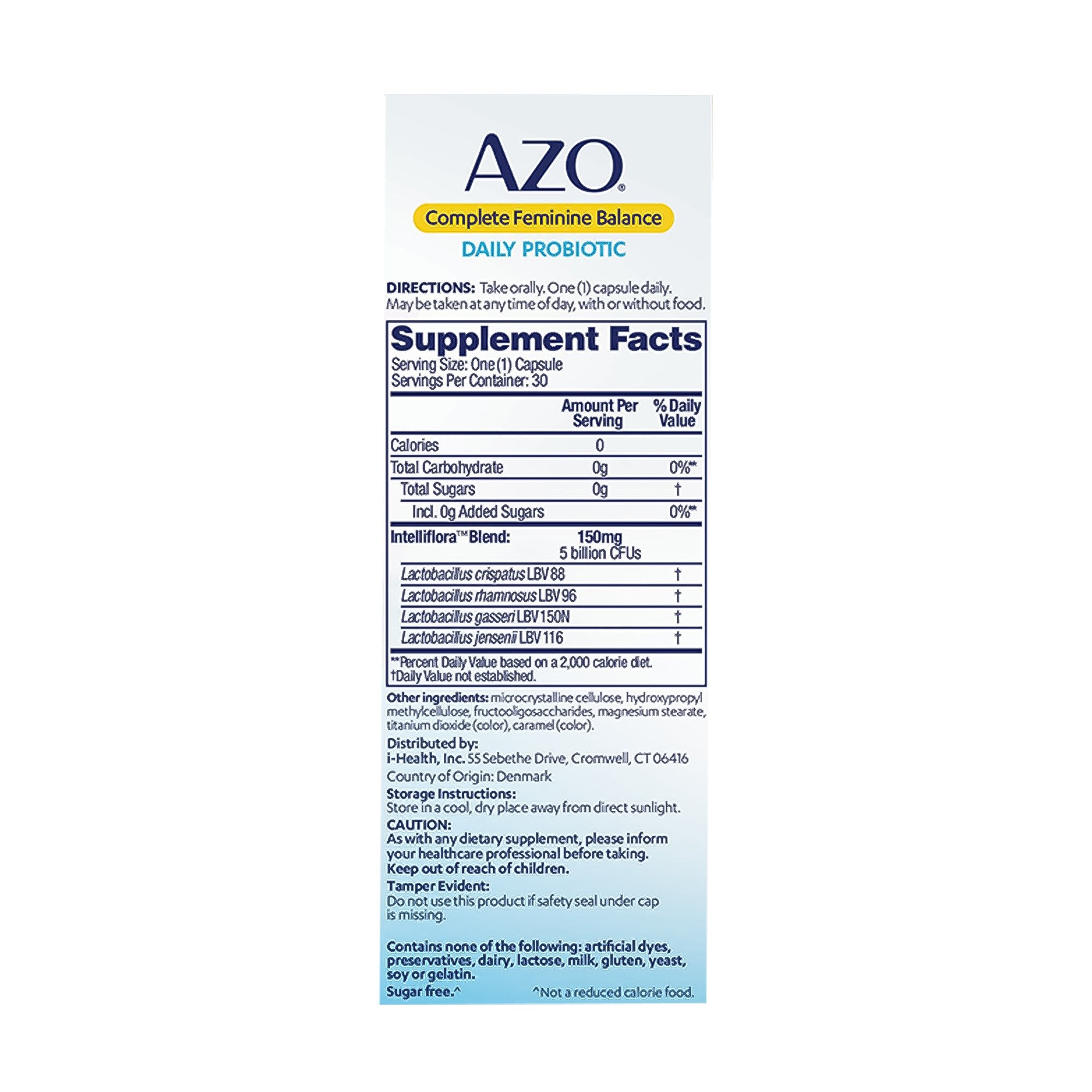 AZO® Complete Feminine Balance Daily Probiotic Capsules