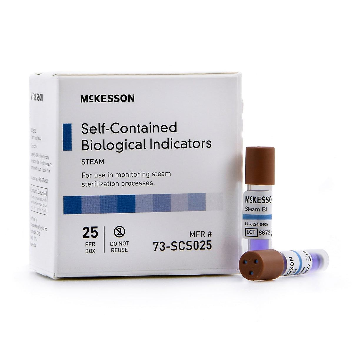 McKesson Sterilization Biological Indicator Vial-McKesson Sterilization Biological Indicator Vial Steam