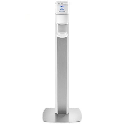 Purell� Messenger� ES8 Hand Sanitizer Dispenser, 1200 mL-Hand Hygiene Dispenser Purell� Messenger� ES8 White ABS Plastic Automatic 1200 mL Floor Stand