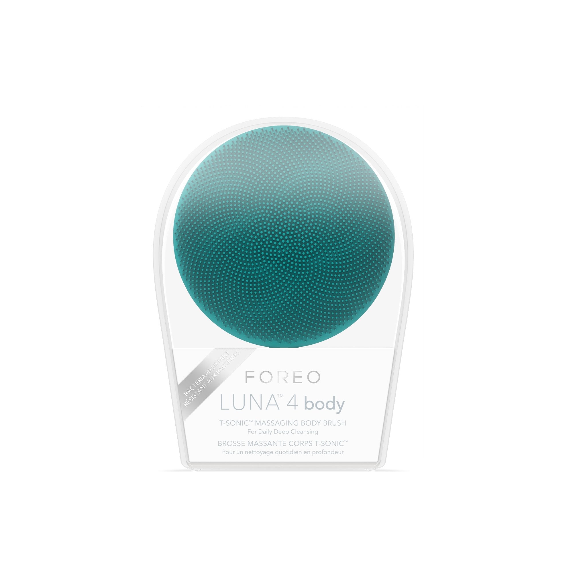 LUNA™ 4 body Massaging Body Brush, Evergreen - Personal Hygiene>Skin Care>Skin Care Kits - Foreo Inc