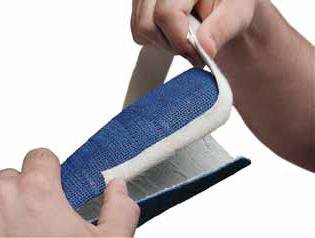 Delta Terry-Net Fleece Edger-Orthopedic Padding Roll Adhesive Delta Terry-Net 1.25 Inch X 15 Yard Fleece NonSterile