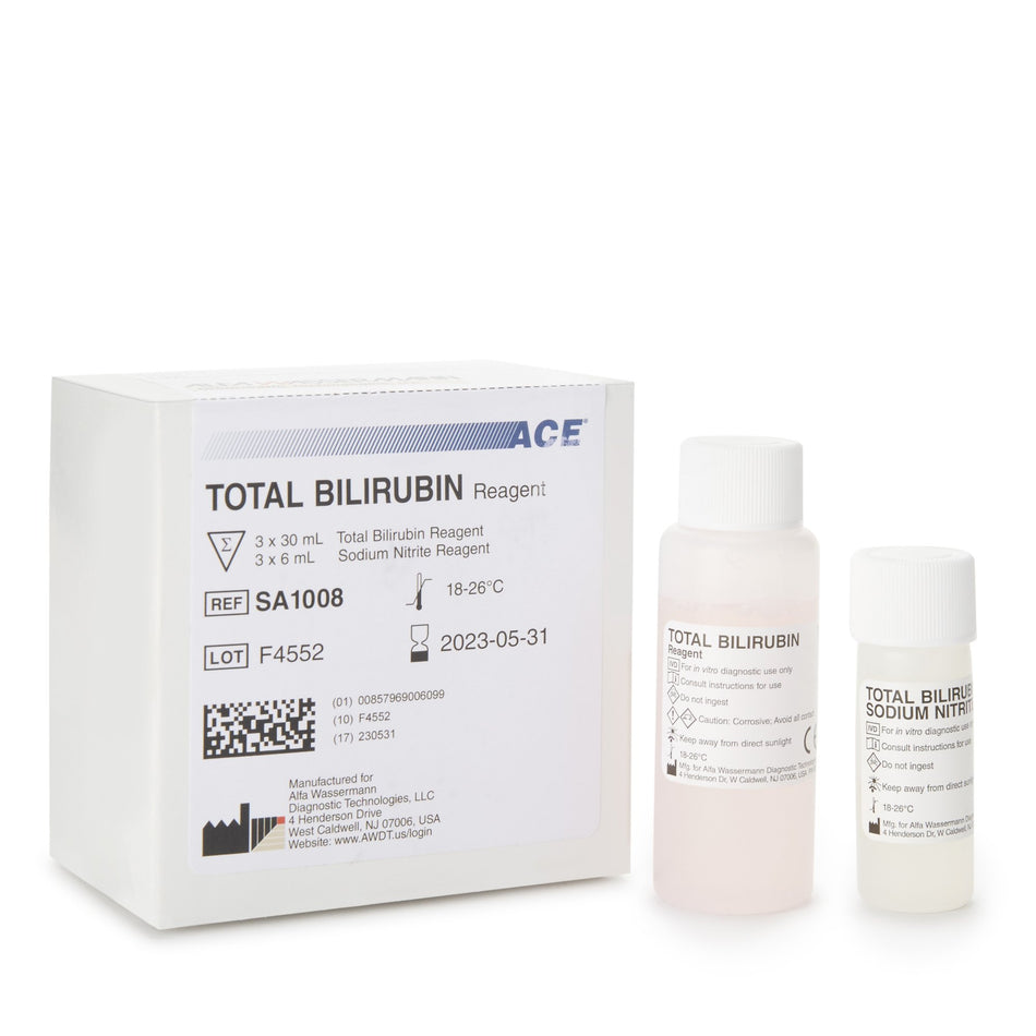 Ace General Chemistry Reagent for Total Bilirubin test-General Chemistry Reagent ACE Total Bilirubin 300 Tests