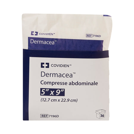 Dermacea Sterile Abdominal Pad, 5 x 9 Inch,-Abdominal Pad Dermacea 5 X 9 Inch Sterile 1 per Pack