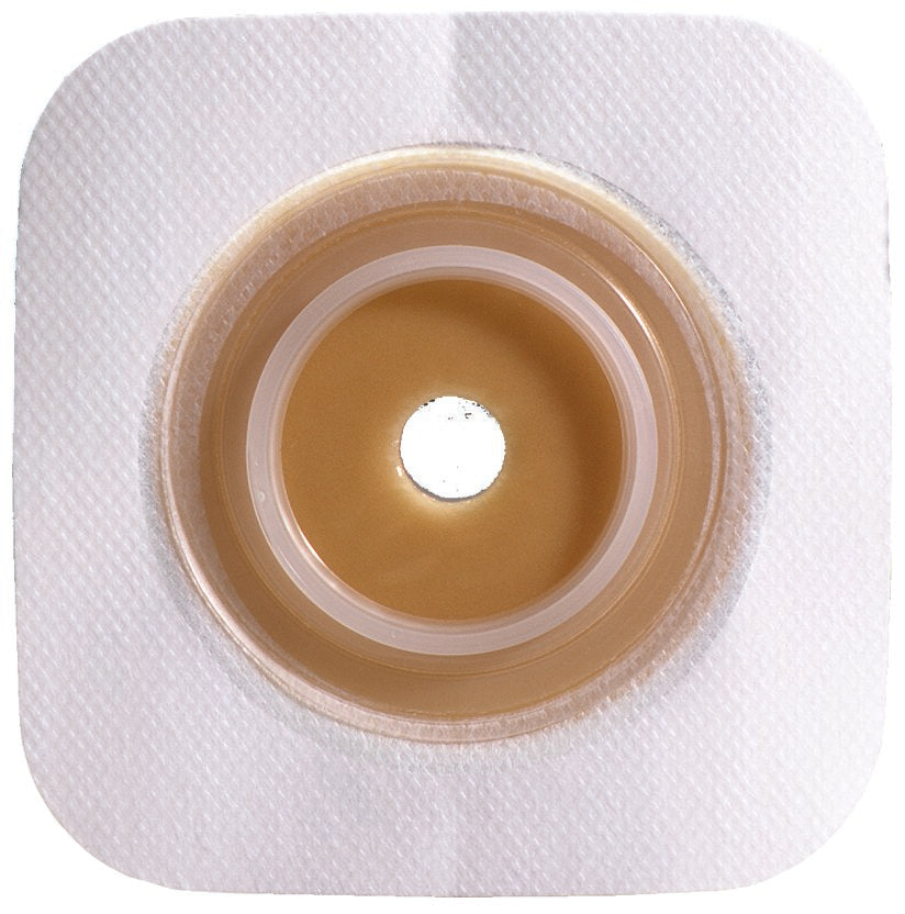 Sur-Fit Natura� Colostomy Barrier With 7/8 Inch Stoma Opening-"Ostomy Barrier Sur-Fit Natura� Precut, Standard Wear Stomahesive� Adhesive 45 mm Flange Sur-Fit� Natura� System Hydrocolloid 7/8 Inch Opening 4 X 4 Inch"