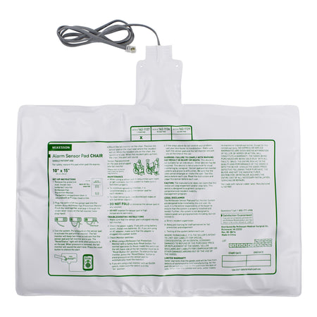 McKesson Chair Alarm Sensor Pad, 10 x 15 Inch-Chair Sensor Pad McKesson Brand 10 X 15 Inch
