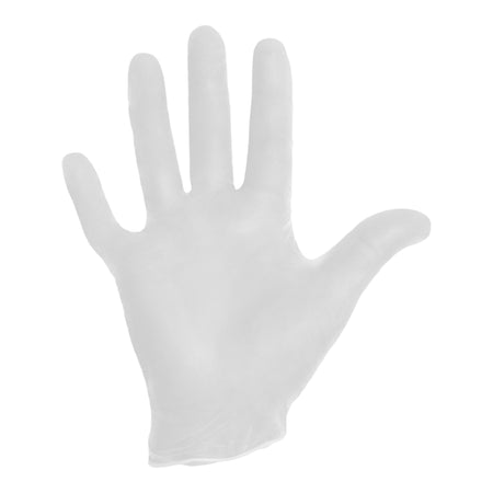 Halyard Vinyl Exam Glove, Large, White-Exam Glove Halyard Large NonSterile Vinyl Standard Cuff Length Smooth White Not Rated