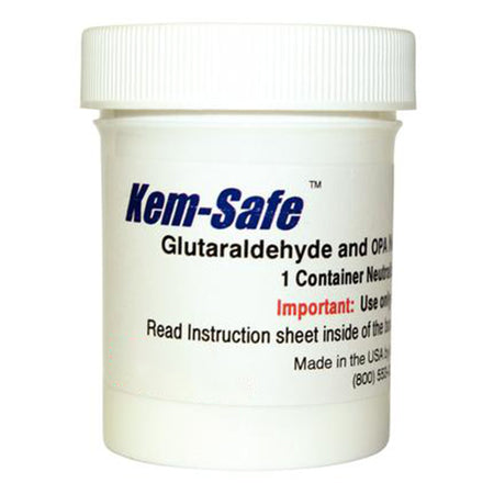 Kem-Safe OPA/Glutaraldehyde Neutralizer-OPA / Glutaraldehyde Neutralizer Kem-Safe RTU Powder 6 oz. Container Single Use