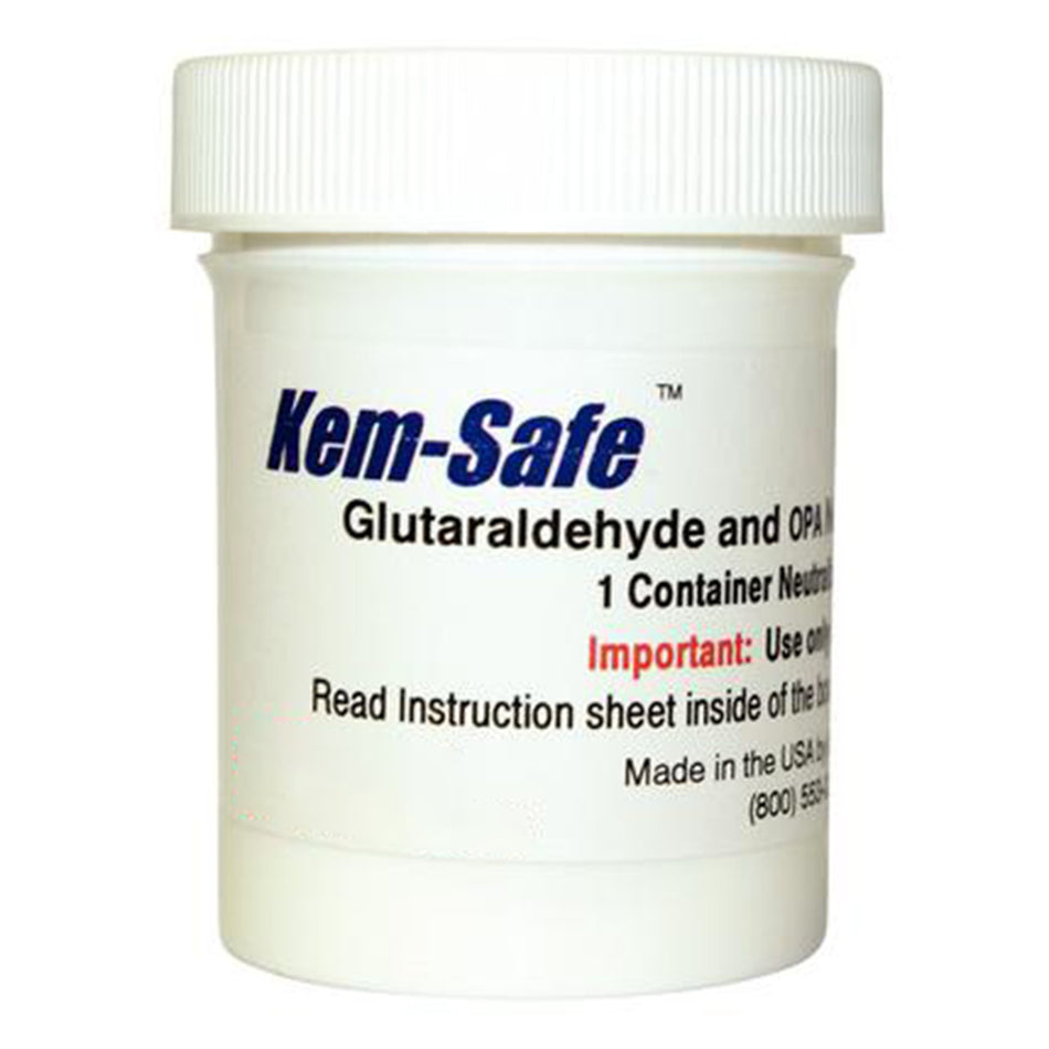 Kem-Safe OPA/Glutaraldehyde Neutralizer-OPA / Glutaraldehyde Neutralizer Kem-Safe RTU Powder 6 oz. Container Single Use