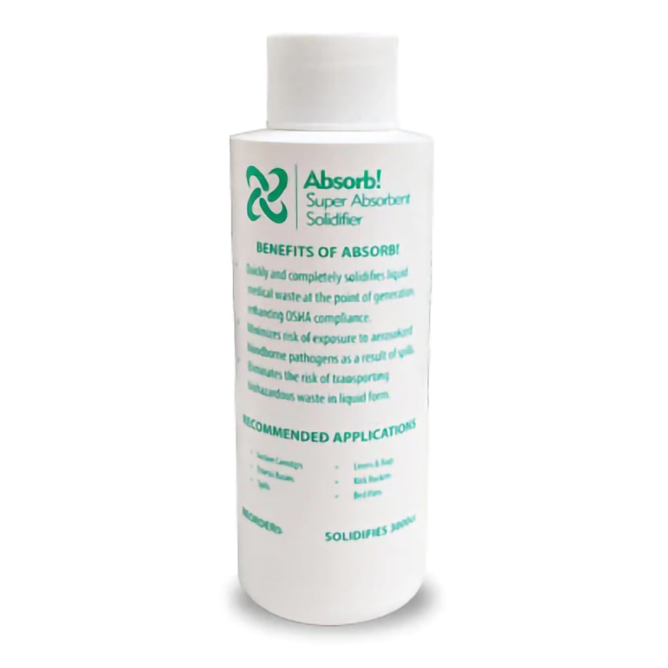 Absorb! Spill Control Solidifier-"Spill Control Solidifier Absorb! 1,200 cc Bottle 23.5 oz."
