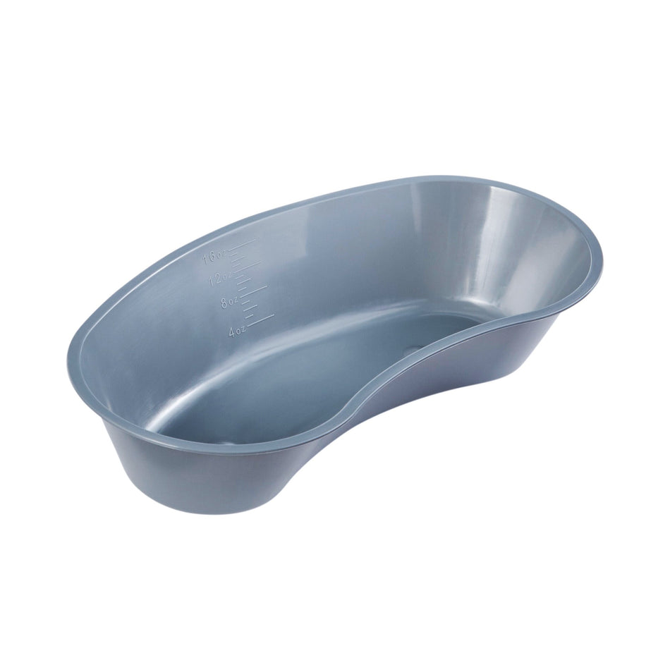 McKesson Emesis Basin, 1 Pint Capacity-Emesis Basin McKesson Graphite 16 oz. Plastic Single Patient Use