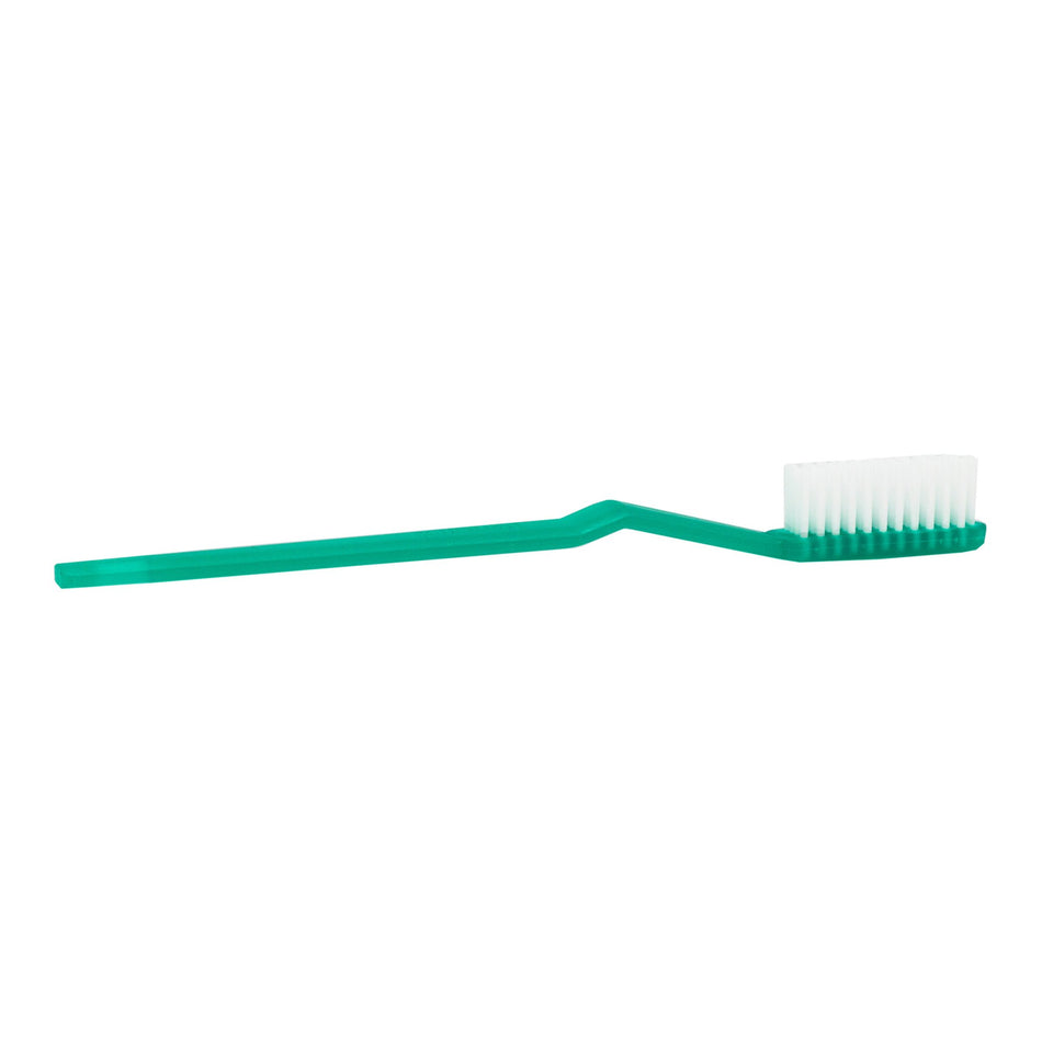 DawnMist Soft Bristle Toothbrush, 46 Tuft, Green-Toothbrush DawnMist Translucent Green Adult Soft