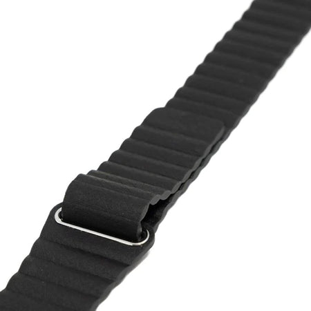 Embr Wave 2 Thermal Wristband Replacement Strap - Black Vegan Leather-"Comfort Band Embr Wave 2 Black, Faux Vegan Leather"