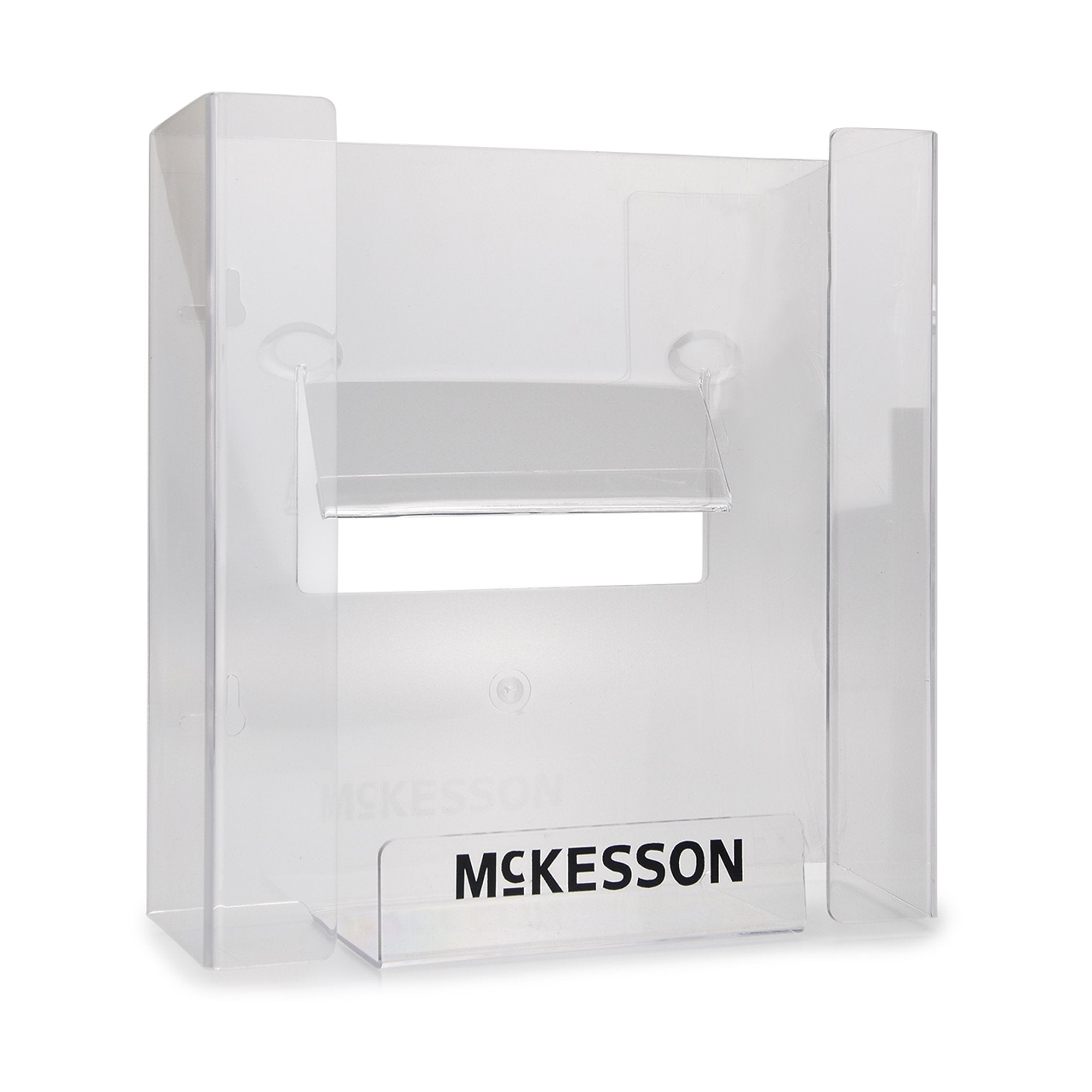 McKesson Glove Box Holder, 3-1/8 x 10 x 15 Inch-Glove Box Holder McKesson Horizontal or Vertical Mounted 3-Box Capacity Clear 3-1/8 X 10-1/4 X 15-1/4 Inch Plastic