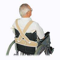 Posey Torso Support, For Use With Wheelchair, 60 in. L x 5 in. W (Waist Strap), 41 in. L x 3 in. W (Shoulder Strap), Large, Fabric-Wheelchair Torso Support For Wheelchair