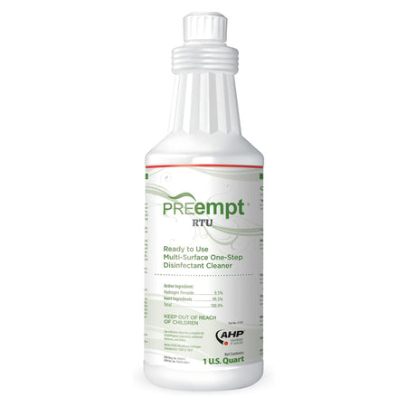 PREempt RTU Surface Disinfectant Cleaner-PREempt RTU Surface Disinfectant Cleaner Peroxide Based Manual Pour Liquid 32 oz. Bottle Scented NonSterile