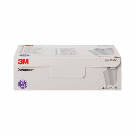 3M™ Durapore™ Silk-Like Cloth Medical Tape, 3 Inch x 10 Yard, White - Wound Care>General Wound Care>Medical Tapes and Fast...