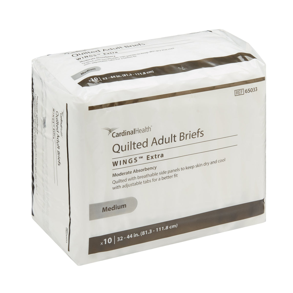 Simplicity Unisex Adult Incontinence Briefs - Incontinence>Adult Briefs and Protective Undergarments - Cardinal