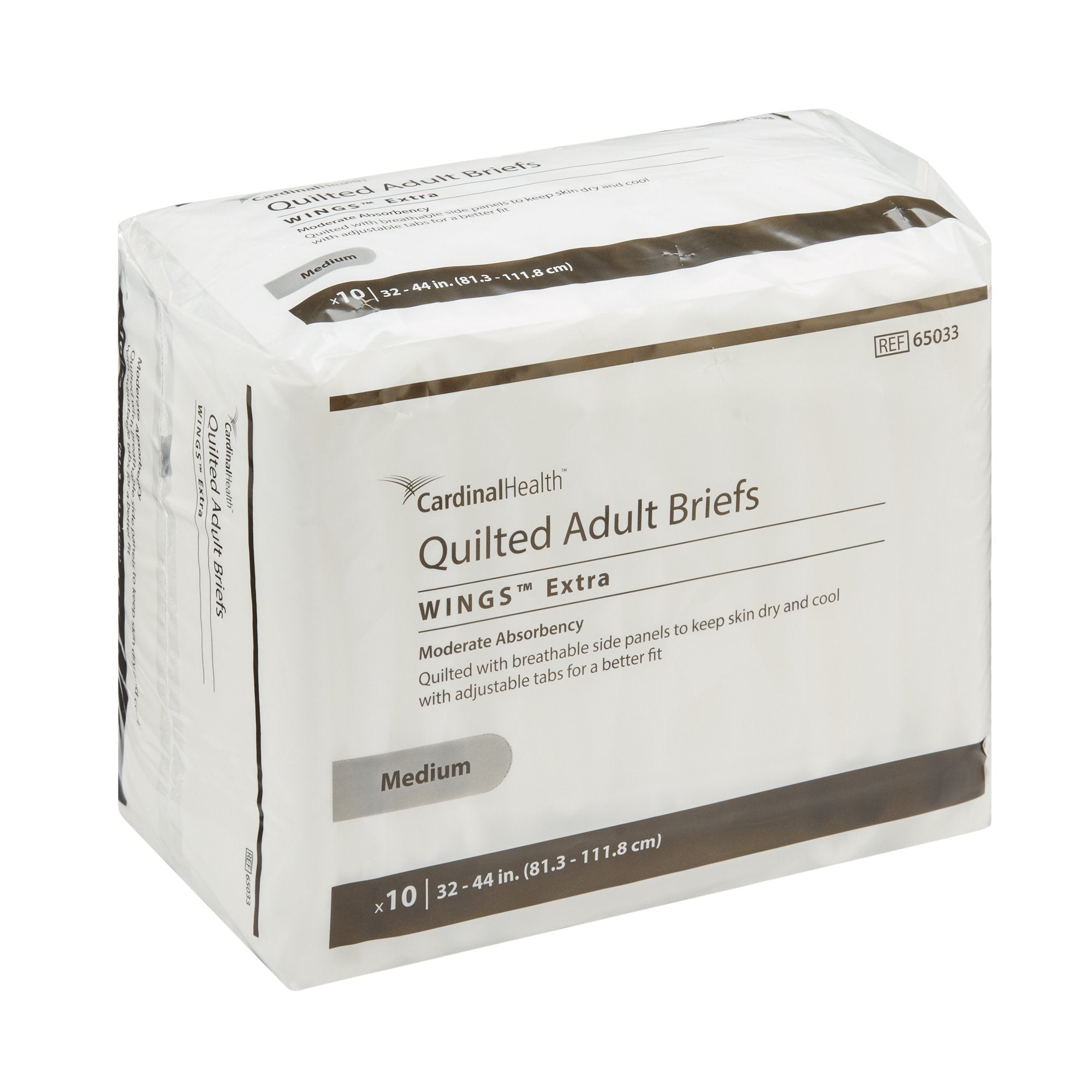 Simplicity Unisex Adult Incontinence Briefs - Incontinence>Adult Briefs and Protective Undergarments - Cardinal