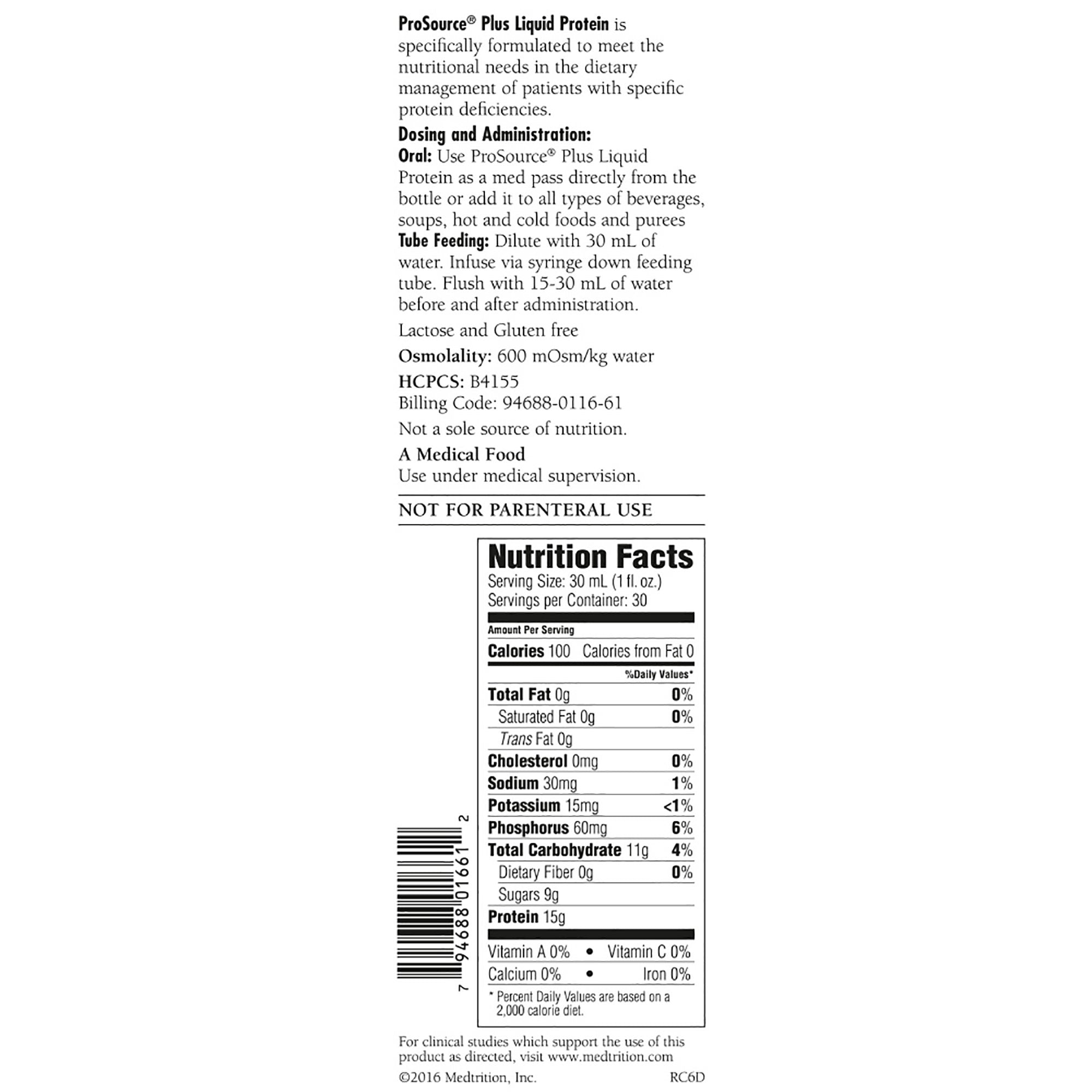 ProSource® Plus Berry Punch Collagen and Whey Protein Formula, 32-ounce Bottle - Nutritionals and Feeding Supplies>Nutriti...