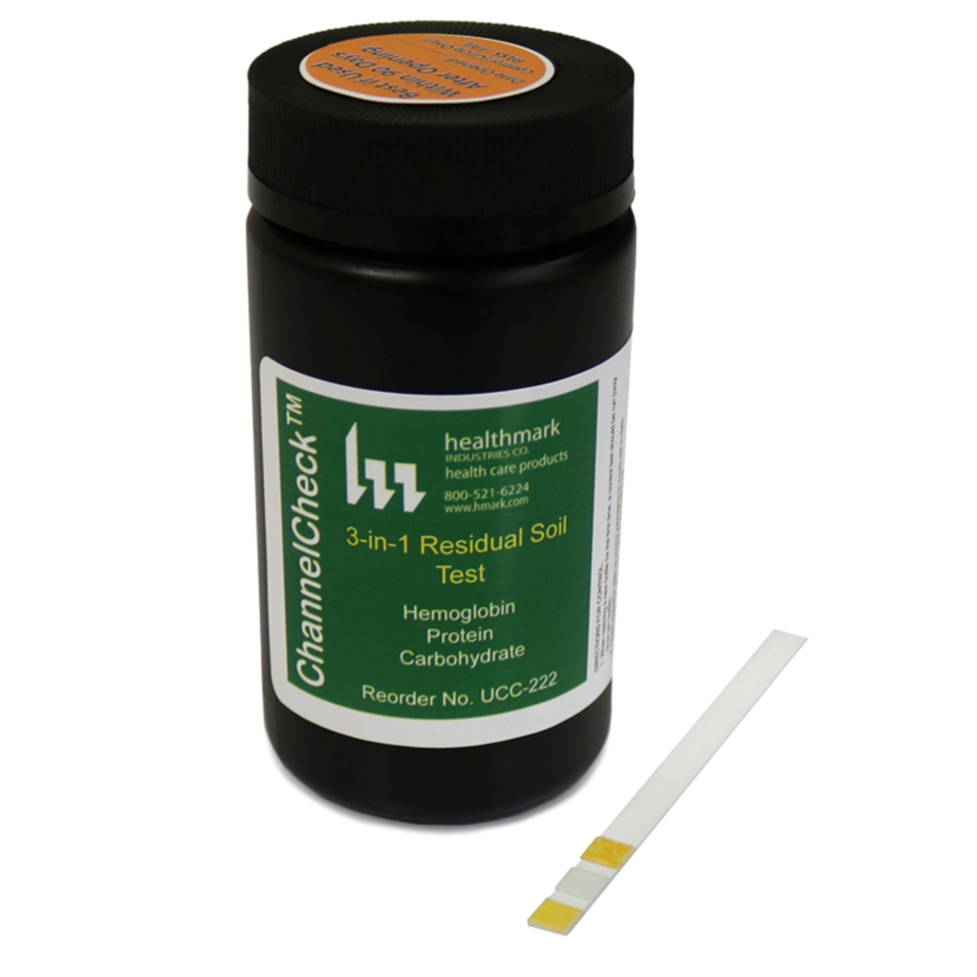 ChannelCheck Cleaning Verification Reprocessing Validation Test Kit-"Instrument Cleaning Verification Kit ChannelCheck Checks for Blood, Protein, Carbohydrates"