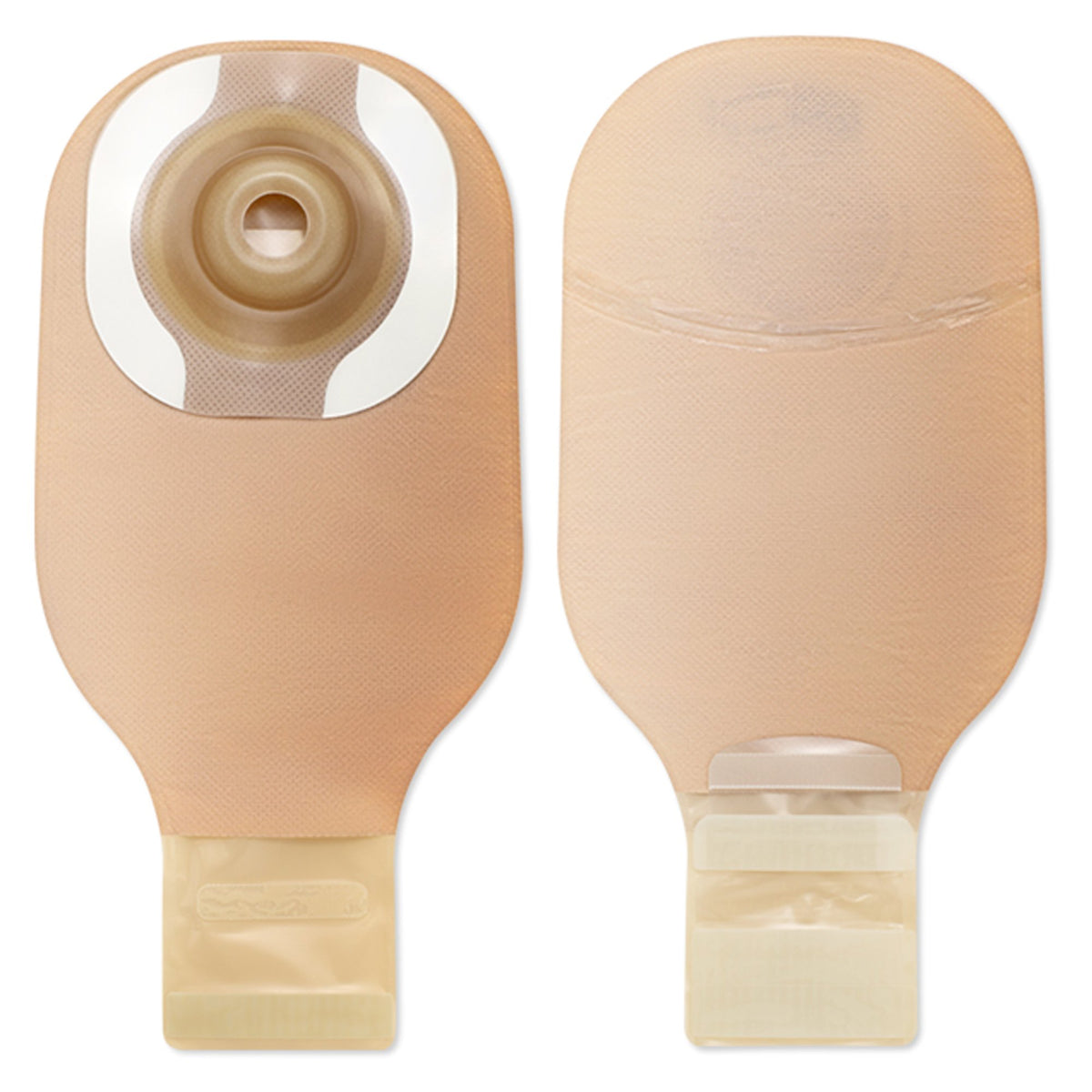 One-Piece Drainable Beige Filtered Ostomy Pouch, 12-Inch Length, 1-1/8 Inch Stoma-"Ostomy Pouch Premier One-Piece System 12 Inch Length Soft Convex, Pre-Cut 1-1/8 Inch Stoma Drainable"