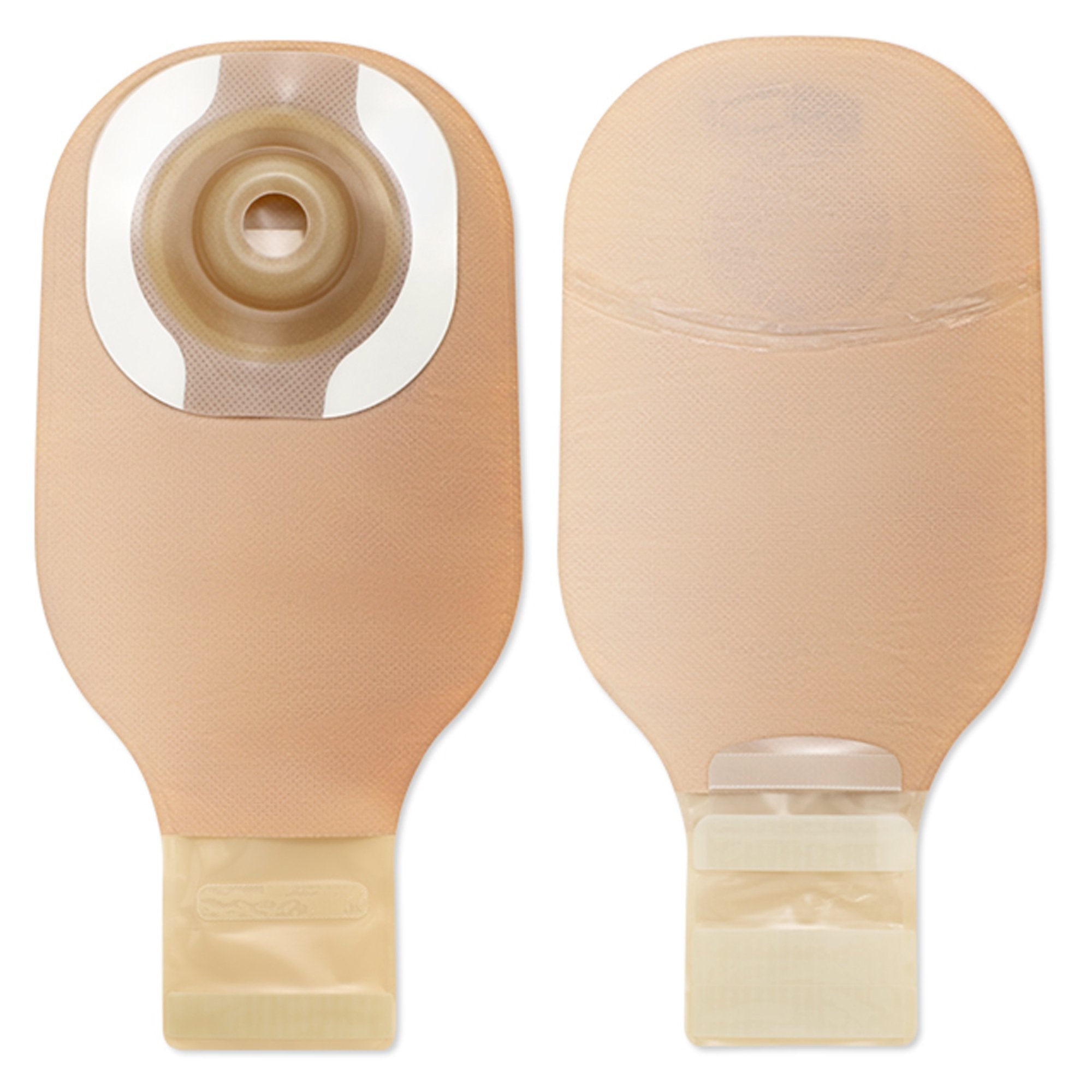 One-Piece Drainable Beige Filtered Ostomy Pouch, 12-Inch Length, 1-1/8 Inch Stoma-"Ostomy Pouch Premier One-Piece System 12 Inch Length Soft Convex, Pre-Cut 1-1/8 Inch Stoma Drainable"