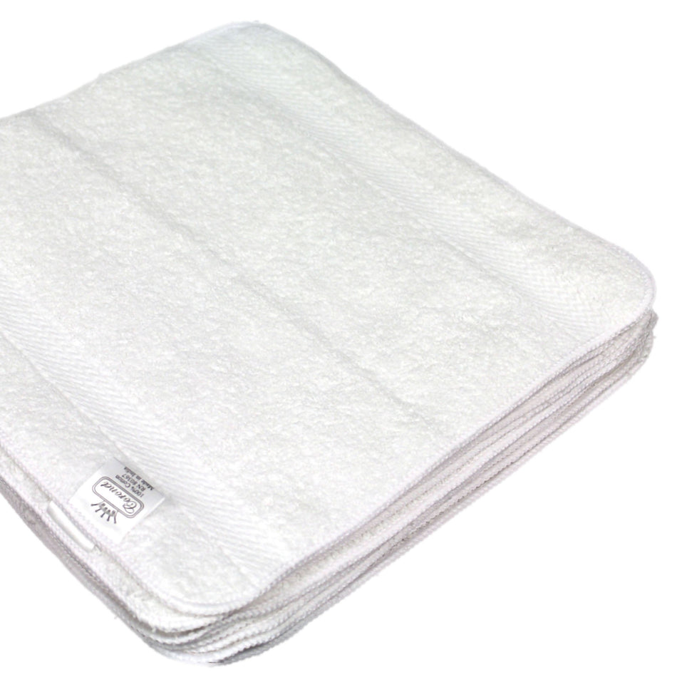 Coronet Washcloth, 12 x 12 Inch-Washcloth Olympic Elegance 12 X 12 Inch White Reusable