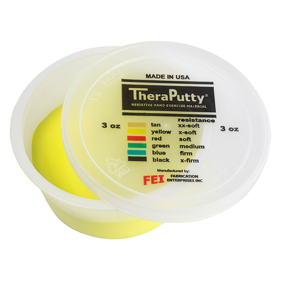 CanDo� TheraPutty� Exercise Material, Yellow, Extra-Soft, 3 oz.-Therapy Putty CanDo� TheraPutty� X-Soft 3 oz.
