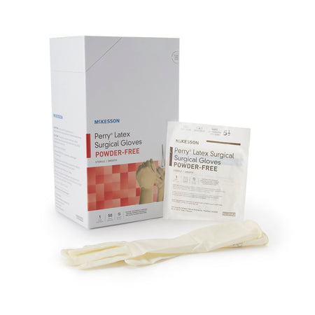 McKesson Perry® Performance Plus Surgical Glove, Size 5.5, Cream - Gloves>Surgical Gloves - McKesson Brand