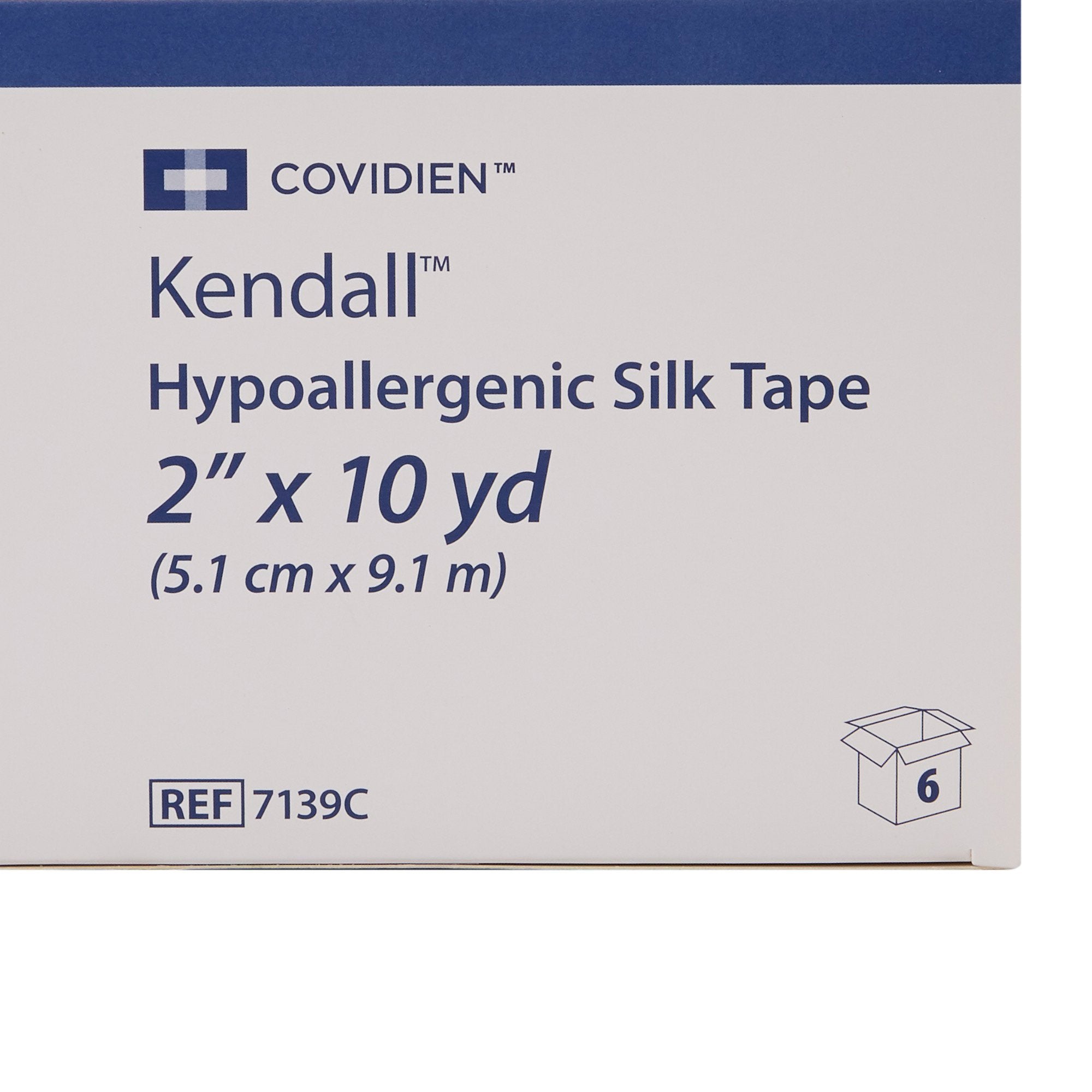 Kendall Hypoallergenic Silk-Like Cloth Medical Tape, 2 Inch x 10 Yard, White-Hypoallergenic Medical Tape Kendall Hypoallergenic Silk White 2 Inch X 10 Yard Silk-Like Cloth NonSterile