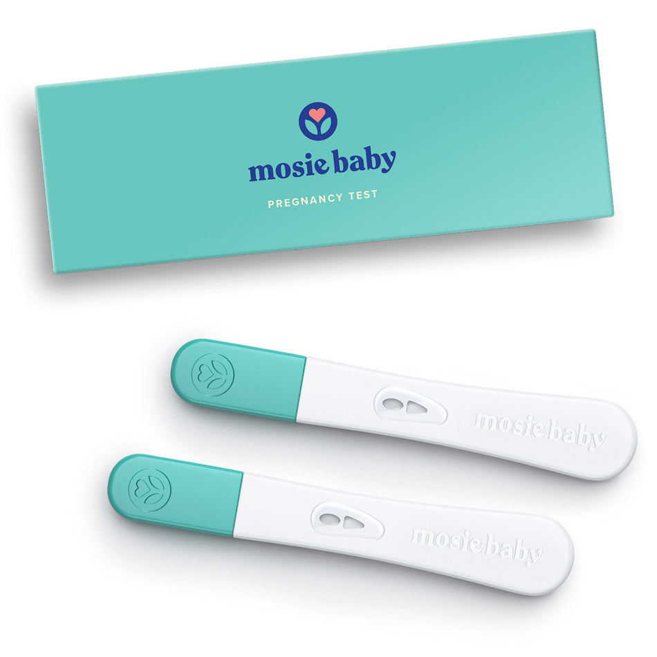 Mosie Baby hCG Pregnancy Home Device Reproductive Health Test Kit-Reproductive Health Test Kit Mosie Baby hCG Pregnancy Test 2 Tests Non-Regulated