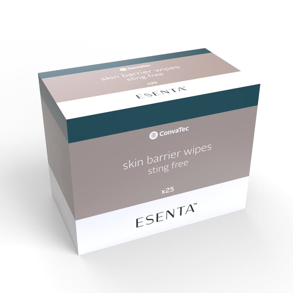 Esenta� Sting Free Skin Barrier Wipes-Skin Barrier Wipe Esenta� Sting Free Silicone / Zanthalene Individual Packet NonSterile