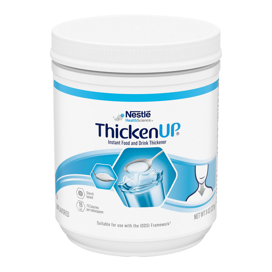 Resource ThickenUp Food and Beverage Thickener, 8-ounce Canister-Food and Beverage Thickener ThickenUp 8 oz. Canister Unflavored Powder IDDSI Level 0 Thin