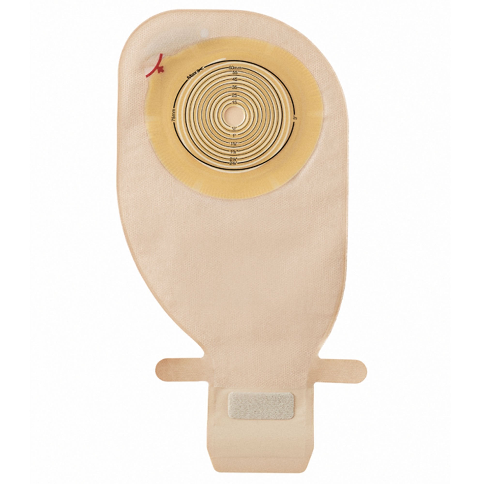 Assura EasiClose One-Piece Drainable Transparent Ostomy Pouch, 11 Inch Length, 10 to 70 mm Stoma-"Ostomy Pouch Assura Inspire Soft Seal One-Piece System 11 Inch Length Convex, Trim to Fit 10 to 70 mm Stoma Drainable"