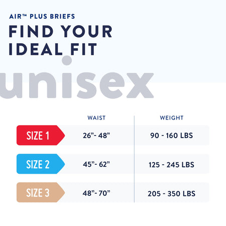 Prevail Air™ Stretchable Ultimate Plus Absorbency Briefs, Size 2 - Incontinence>Adult Briefs and Protective Undergarments...
